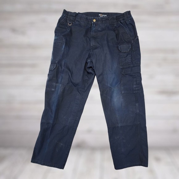 5.11 Tactical Pants 51 511 Tactical Series Men Size 38x3 Navy Dark